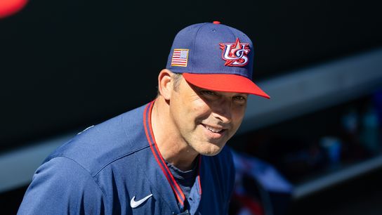 MLB Notes: Mark DeRosa misspeaks as USA stumbles, Caleb Durbin set for Red Sox hot corner taken at BSJ Headquarters. Photo by Mar 3, 2026; Scottsdale, AZ, USA; Team USA manager Mark DeRosa against the San Francisco Giants during a spring training game at Scottsdale Stadium. 